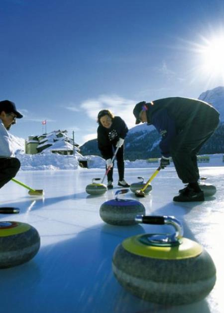 Qualitt und Strategie. Im Bild: Curling als Sportart mit groem strategischen Anteil.